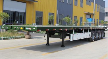 4 Axle Flatbed Truck Trailer for Sale in Tanzania Dar Es Salaam