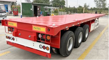 Tri Axle 40Ft Flat Body Trailer will be sent to Nigeria