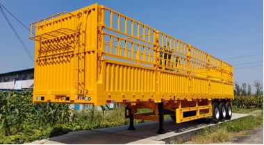 3 Axles Livestock Animal Transport Trailers are ready to be shipped to Sudan