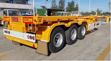 3 Axle 40Ft Container Chassis Trailer will be sent to Philippines
