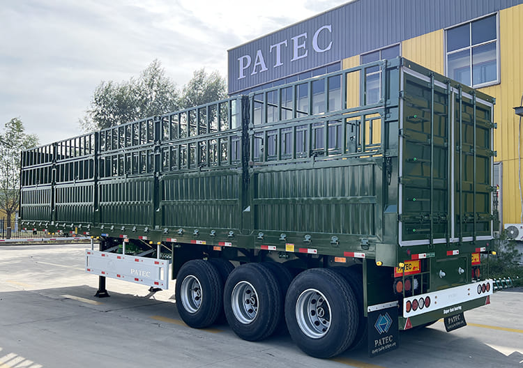 3 Axle 40 Ton Livestock Trailers for Sale | Stake Semi Trailer Price