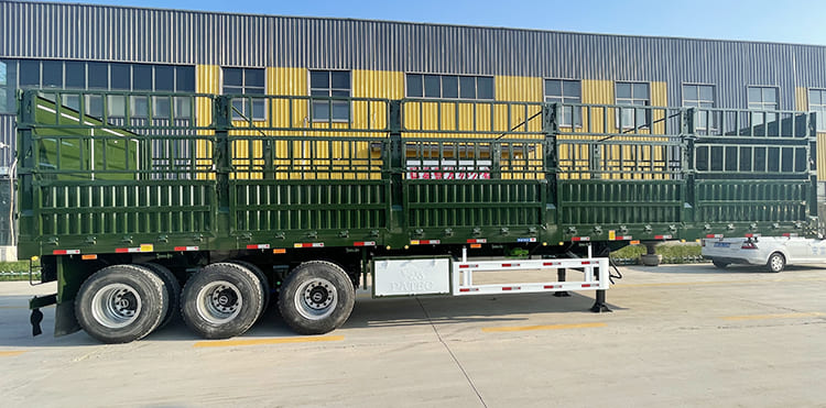 3 Axle 40 Ton Livestock Trailers for Sale | Stake Semi Trailer Price