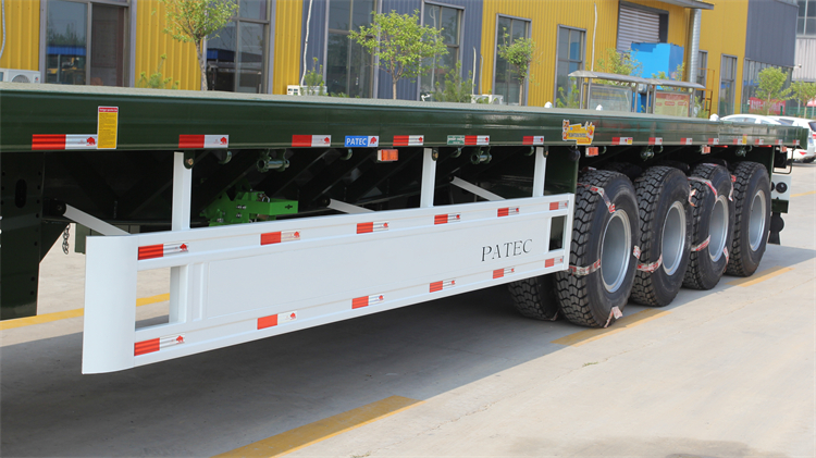 4 Axle Flatbed Trailer for Sale | How Much Does a Flatbed Trailer Cost?