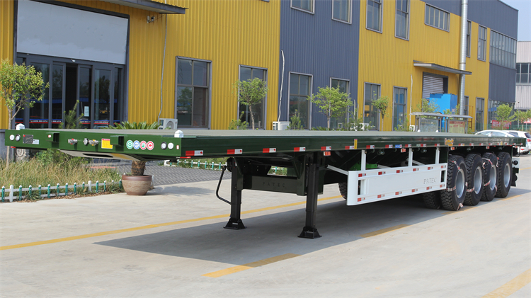 4 Axle Flatbed Trailer for Sale | How Much Does a Flatbed Trailer Cost?