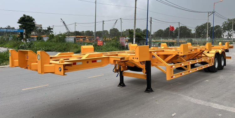 2 Axle Skeletal Semi Trailer | 12m Skeletal Container Trailer for Sale