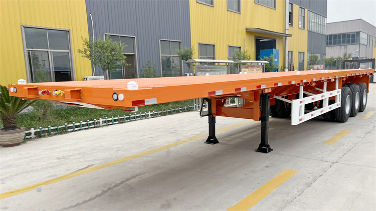 40 Ft Flat Bed Trailer for Sale in Tanzania | Flatbed Semi Trailer