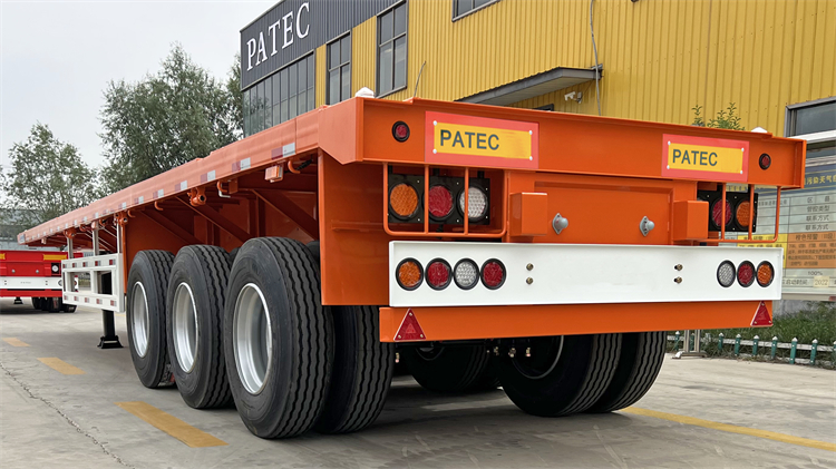 40 Ft Flat Bed Trailer for Sale in Tanzania | Flatbed Semi Trailer