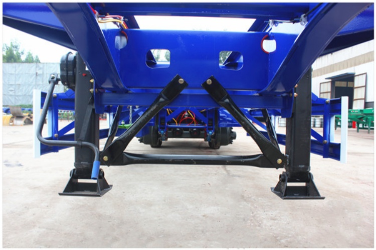 3 Axle Skeletal Container Trailer Chassis for Sale
