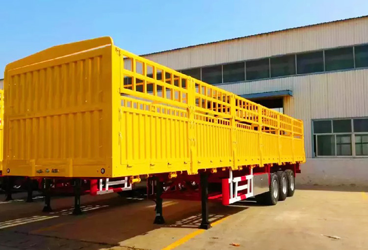60 Ton 3 Axle Fence Cargo Trailer for Sale Price