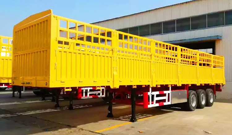 60 Ton 3 Axle Fence Cargo Trailer for Sale Price