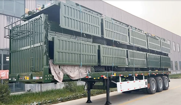 3 Axle 40 Ton Side Wall Trailer for Sale in Nigeria
