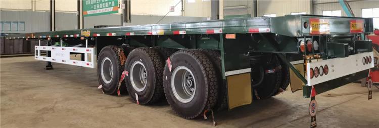 3 Axle Flatbed Truck Trailer for Sale In Ghana