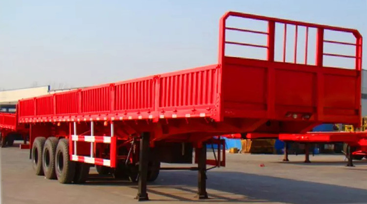 3 Axle Drop Side Trailer for Slae Manufacturers