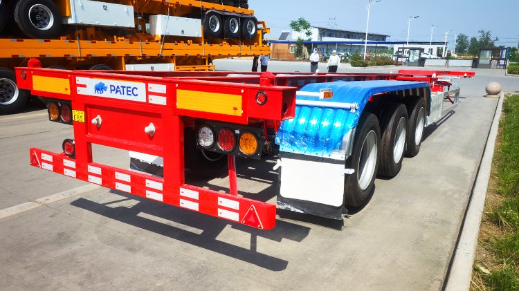 Patec 3 Axle 40 Ft Container Chassis Trailer for Sale in Jamaica