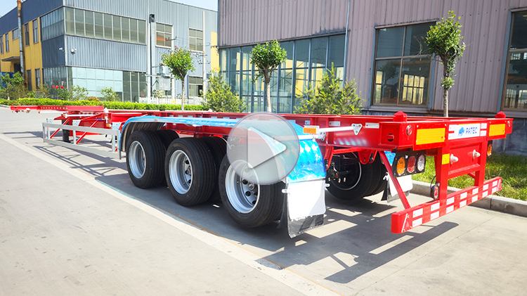 Patec 3 Axle 40 Ft Container Chassis Trailer for Sale in Jamaica