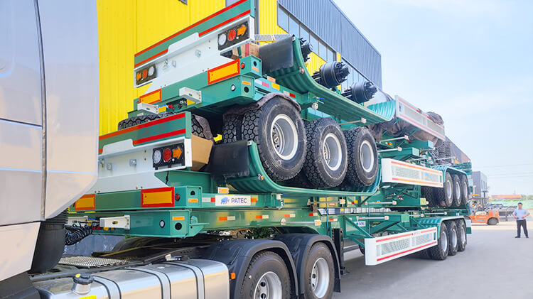 3 Axle Shipping Container Chassis for Sale in Madagascar