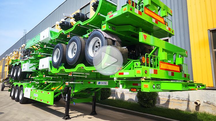 Buy Patec 12m Tri Axle Container Skeletal Trailer for Sale in Guam