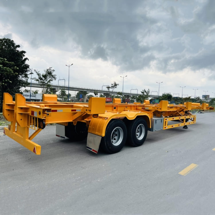 2 Axle 40feet Skeletal Semi Trailer