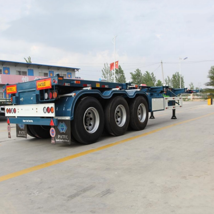 3 Axle 40ft Skeleton Chassis Semi Trailer