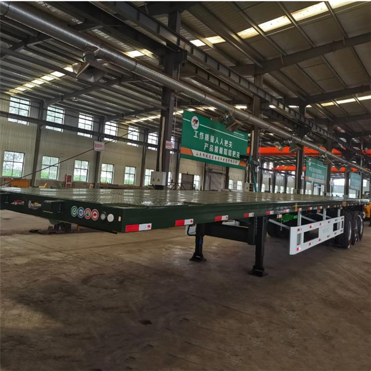 3 Axle Flatbed Truck Trailer