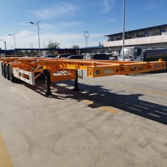 Tri Axle 40ft Shipping Container Chassis Trailer