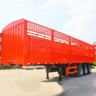 50 Ton 3 Axle Fence Truck Trailer