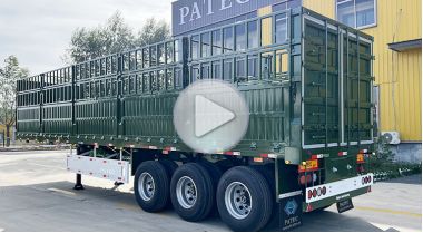 3 Axle Fence Cargo Semi Trailer for Sale