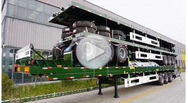 Tri Axle Flatbed Trailer for Sale