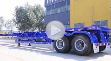2 Axle 20/40ft Skeletal Semi Trailer